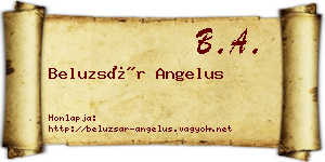 Beluzsár Angelus névjegykártya